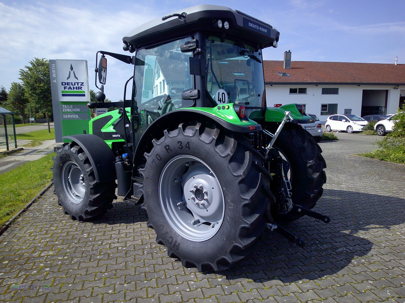 Traktor του τύπου Deutz-Fahr 5095 GS KEYLINE, 4 Zylinder, 4 Liter, Komfortkabine mit Beifahrersitz, Neumaschine σε Buchdorf (Φωτογραφία 4)