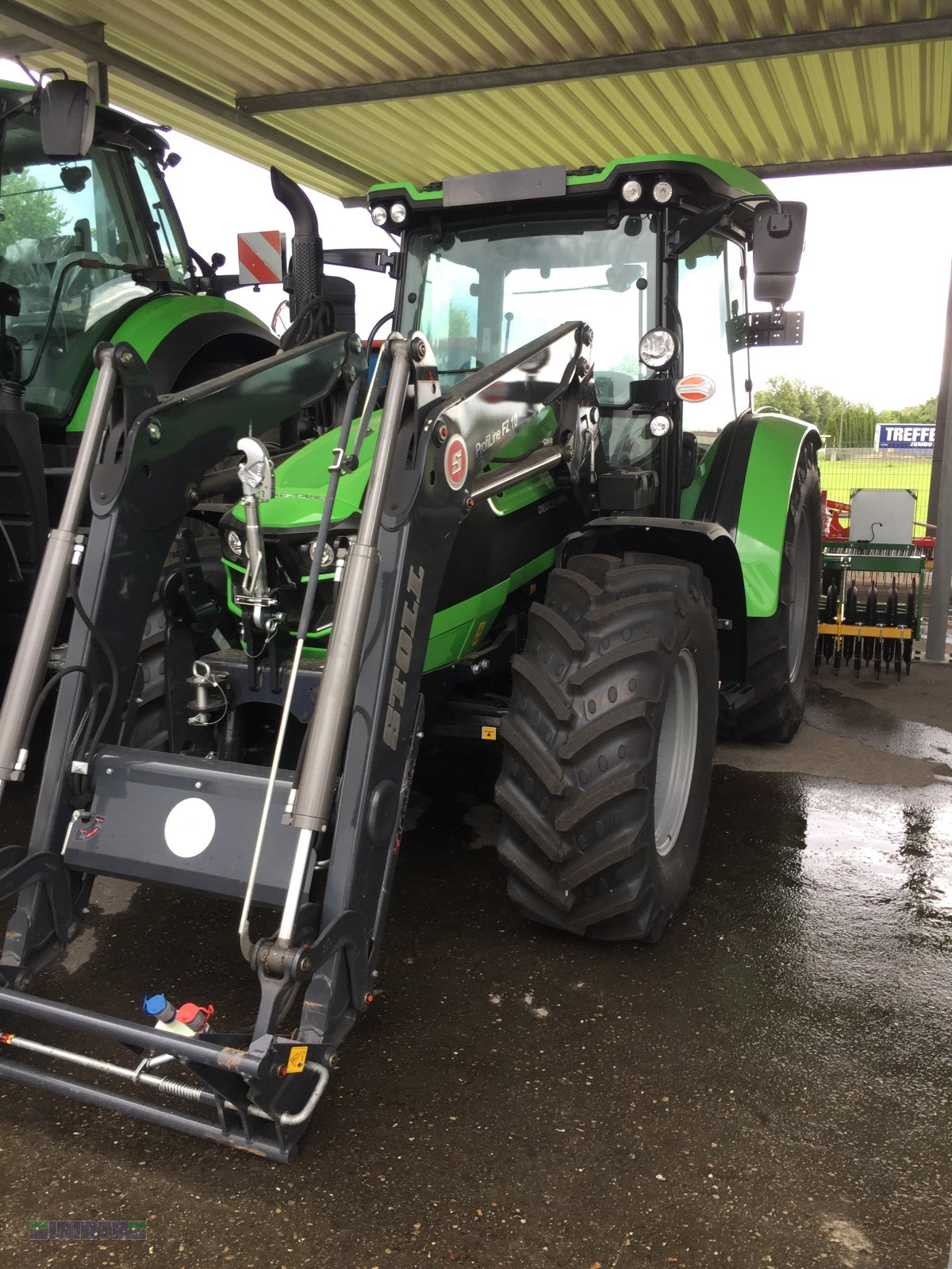 Traktor des Typs Deutz-Fahr 5095 GS KEYLINE Komfortkabine mit Beifahrersitz, Lastschaltgetriebe 40/40 Gang, Neumaschine in Buchdorf (Bild 7)