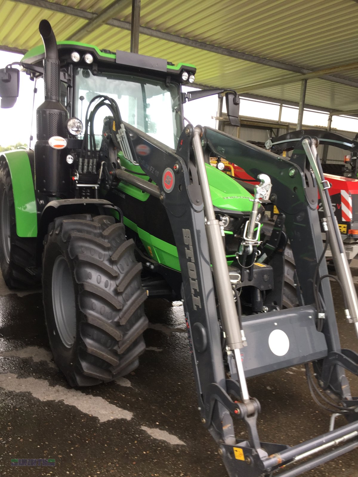 Traktor des Typs Deutz-Fahr 5095 GS KEYLINE Komfortkabine mit Beifahrersitz, Lastschaltgetriebe 40/40 Gang, Neumaschine in Buchdorf (Bild 8)