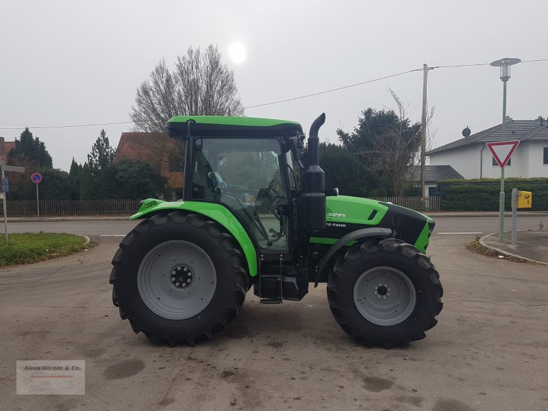 Traktor of the type Deutz-Fahr 5095 GS, Neumaschine in Tapfheim (Picture 1)