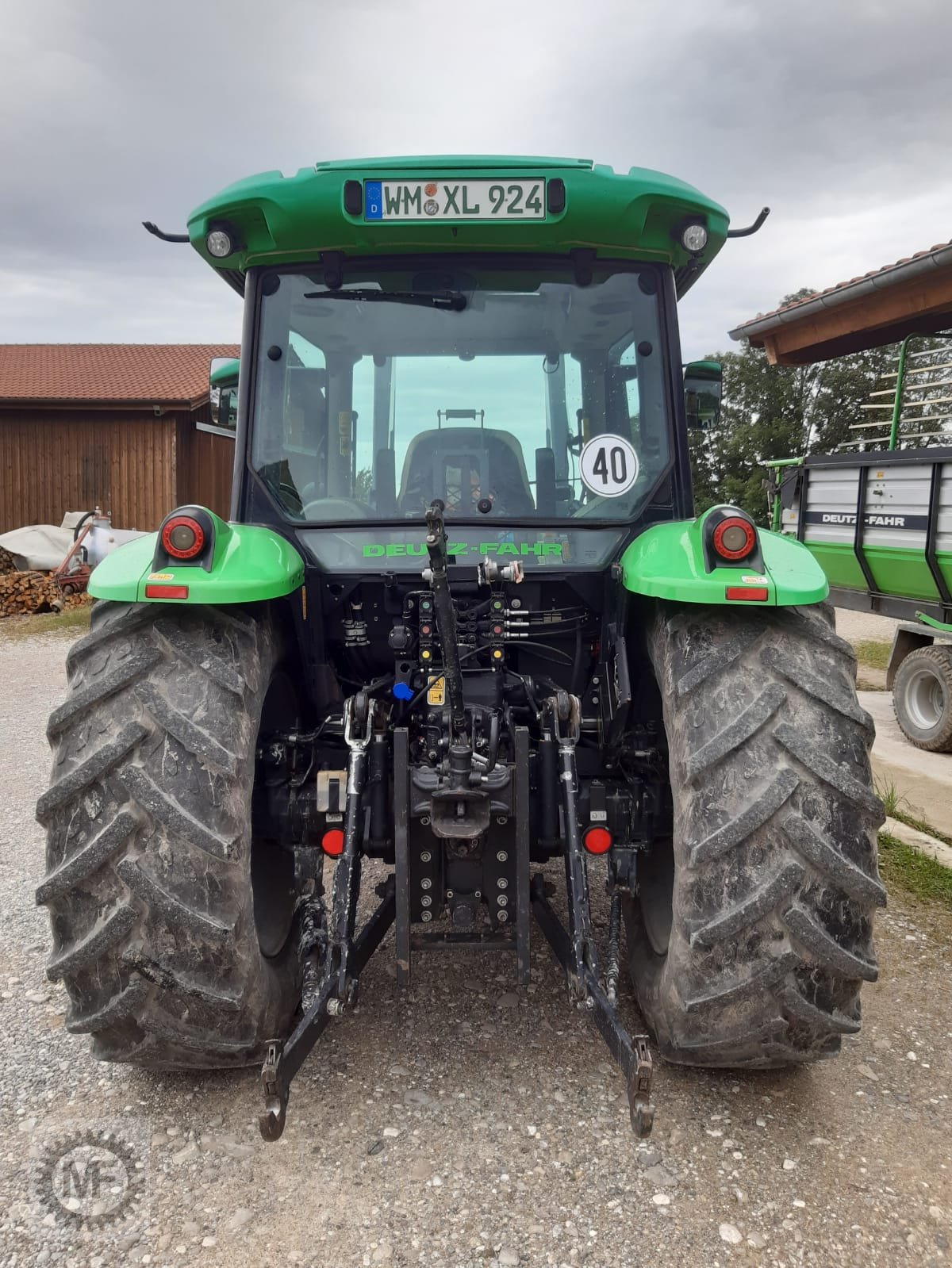 Traktor typu Deutz-Fahr 5100 C, Gebrauchtmaschine w Huglfing (Zdjęcie 1)