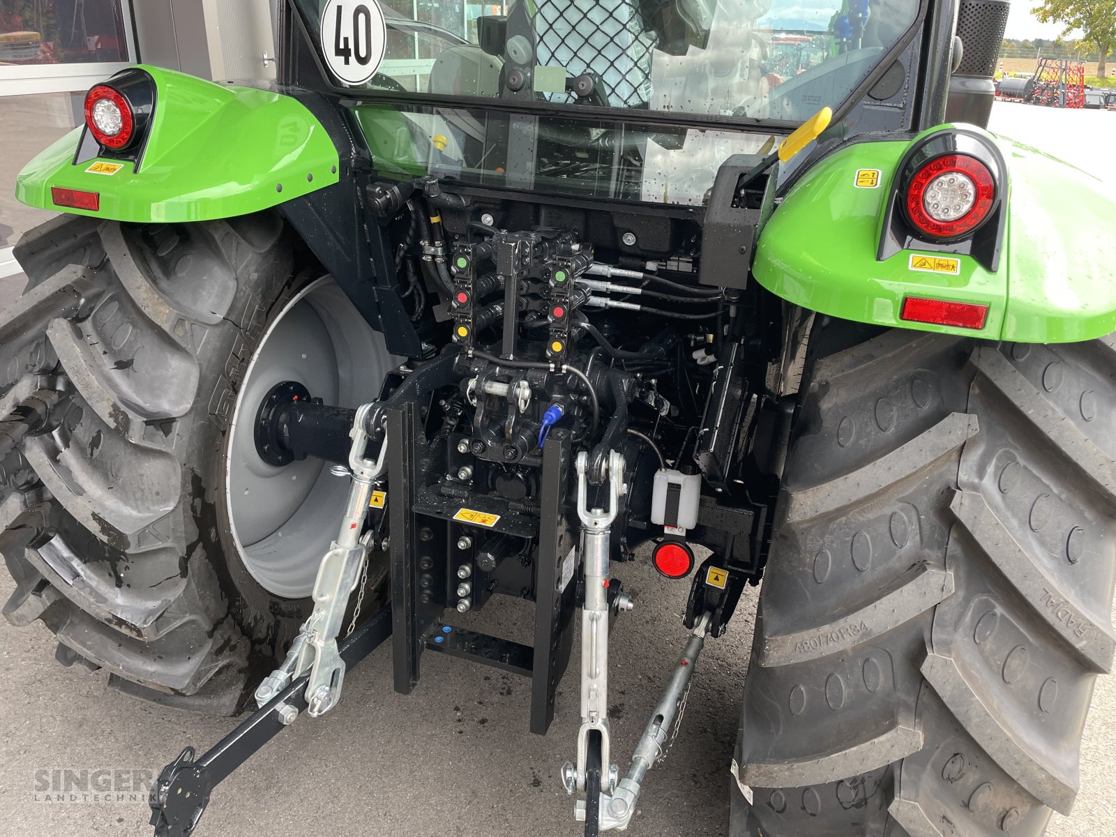 Traktor от тип Deutz-Fahr 5100 G mit Frontlader, Neumaschine в Ebenhofen (Снимка 4)