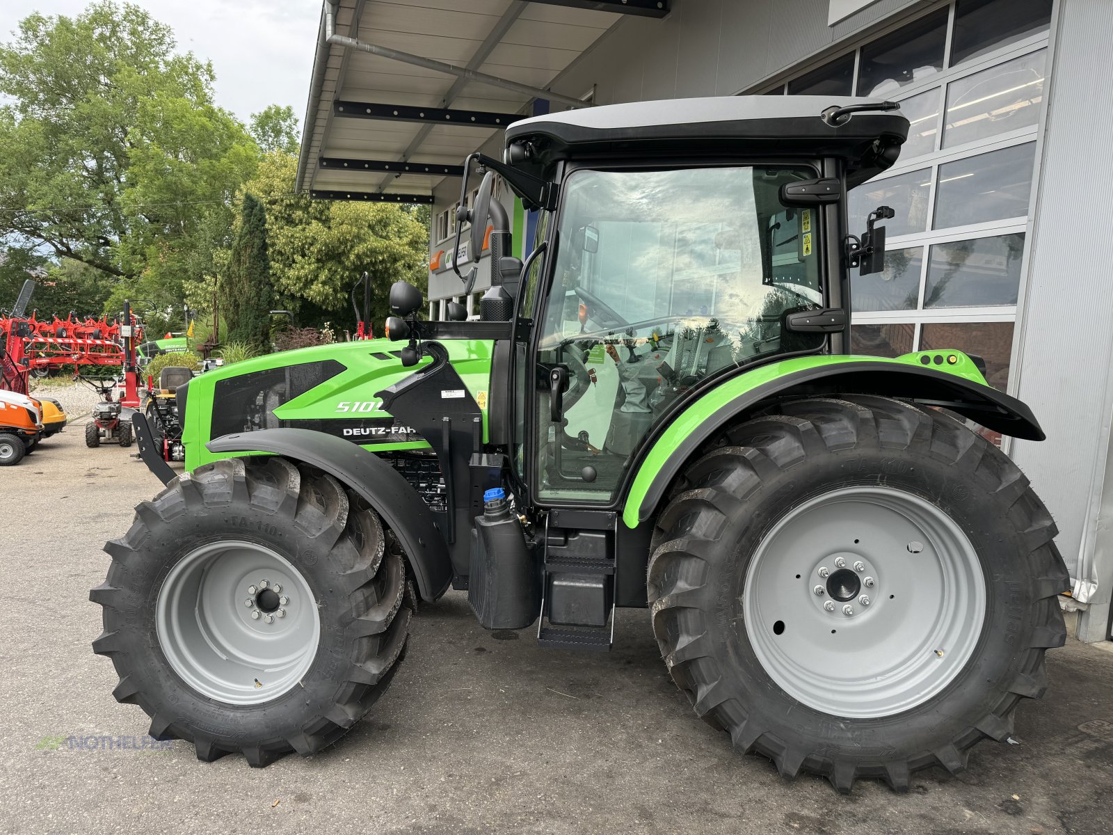 Traktor des Typs Deutz-Fahr 5105 Keyline *brandneues Modell*, Neumaschine in Pforzen (Bild 8)