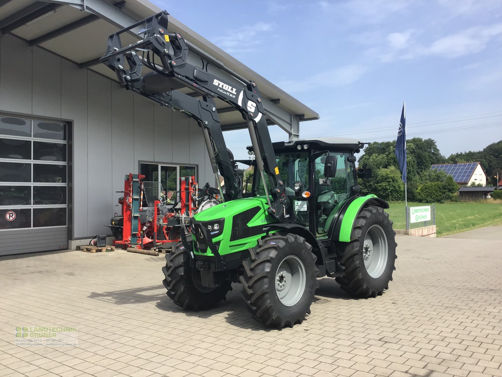 Traktor des Typs Deutz-Fahr 5105 Keyline, Neumaschine in Hiltpoltstein (Bild 1)