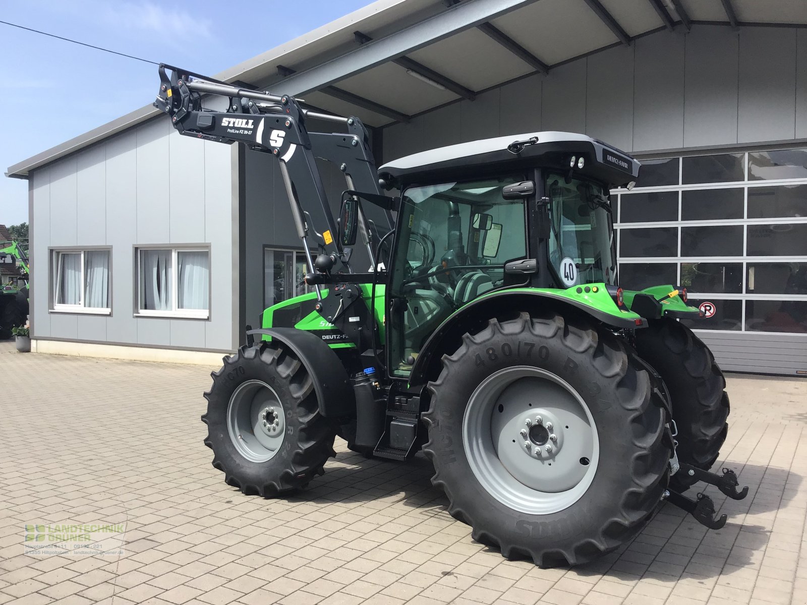 Traktor des Typs Deutz-Fahr 5105 Keyline, Neumaschine in Hiltpoltstein (Bild 3)