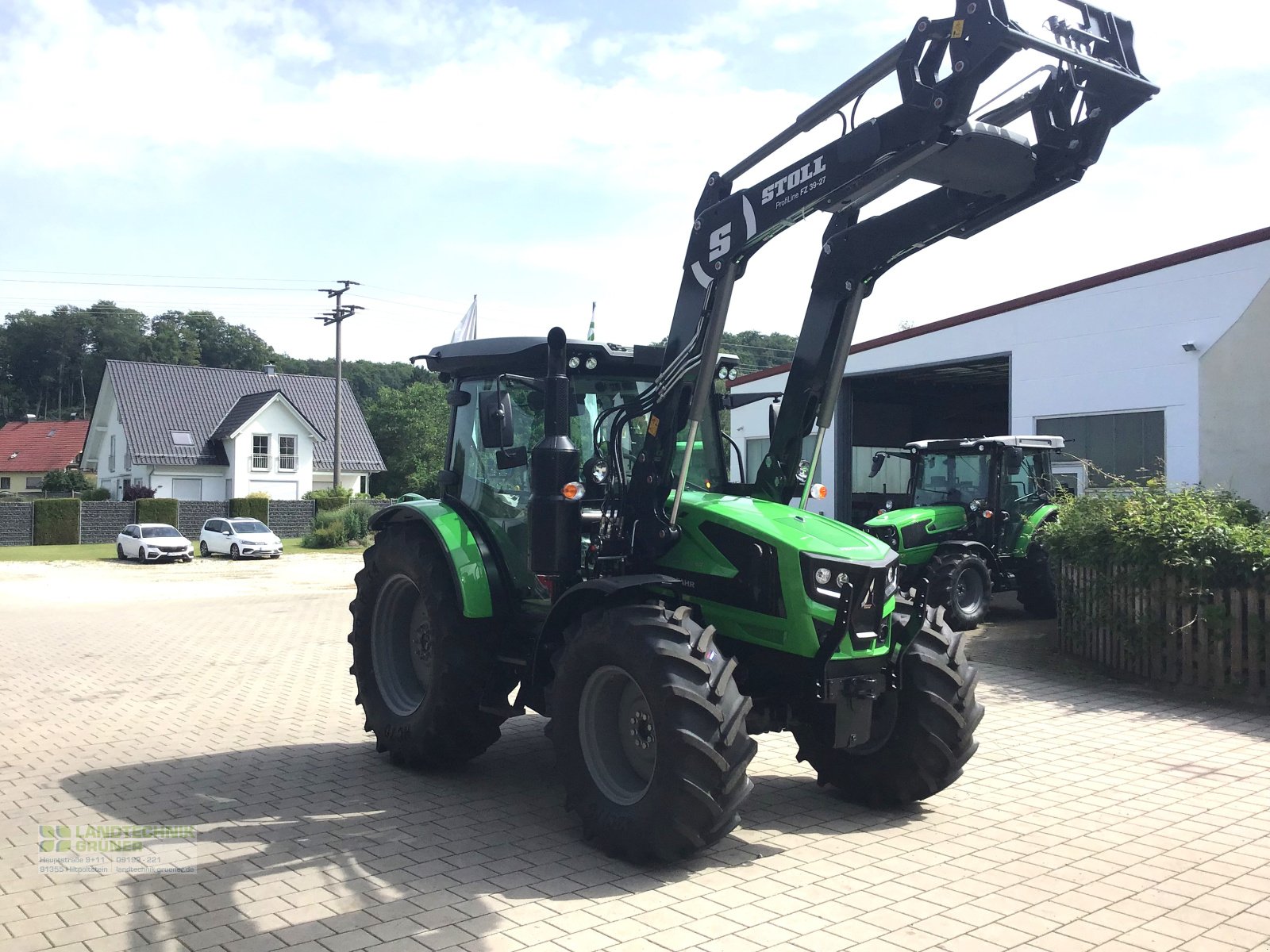 Traktor του τύπου Deutz-Fahr 5105 Keyline, Neumaschine σε Hiltpoltstein (Φωτογραφία 4)