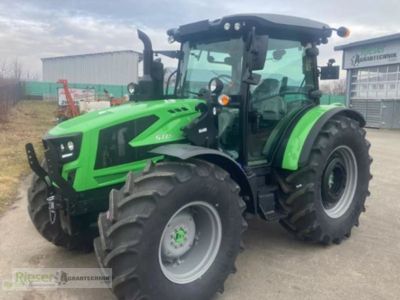 Traktor van het type Deutz-Fahr 5115 KEYLINE GS, 40/40 Gang, Klimanlage Frontladerkonsolen, Radgewichte, Neumaschine in Nördlingen (Foto 1)