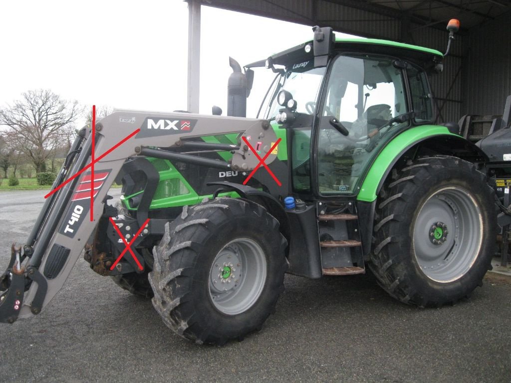 Traktor del tipo Deutz-Fahr 6120 PS T4F, Gebrauchtmaschine en BRECE (Imagen 1)