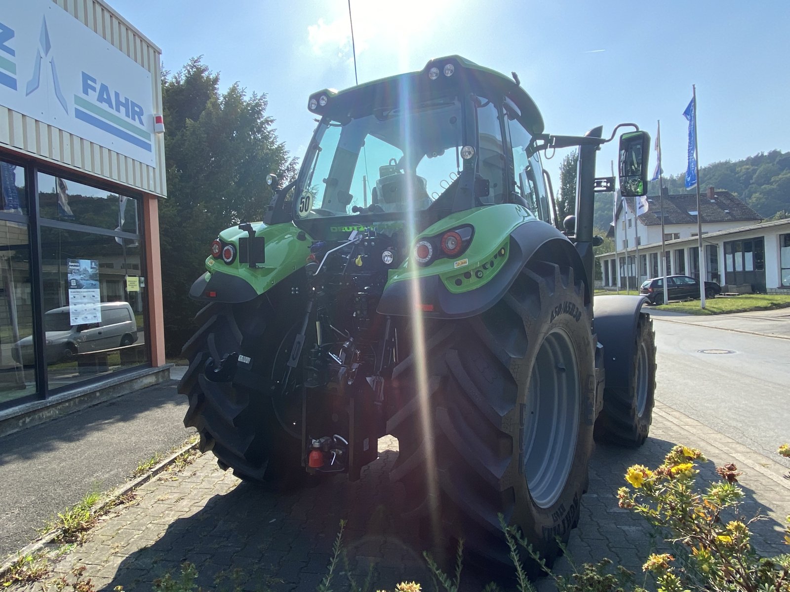 Traktor Türe ait Deutz-Fahr 6160 LAGERMACHINE SONDERABVERKAUF, Neumaschine içinde Neustadt (resim 6)