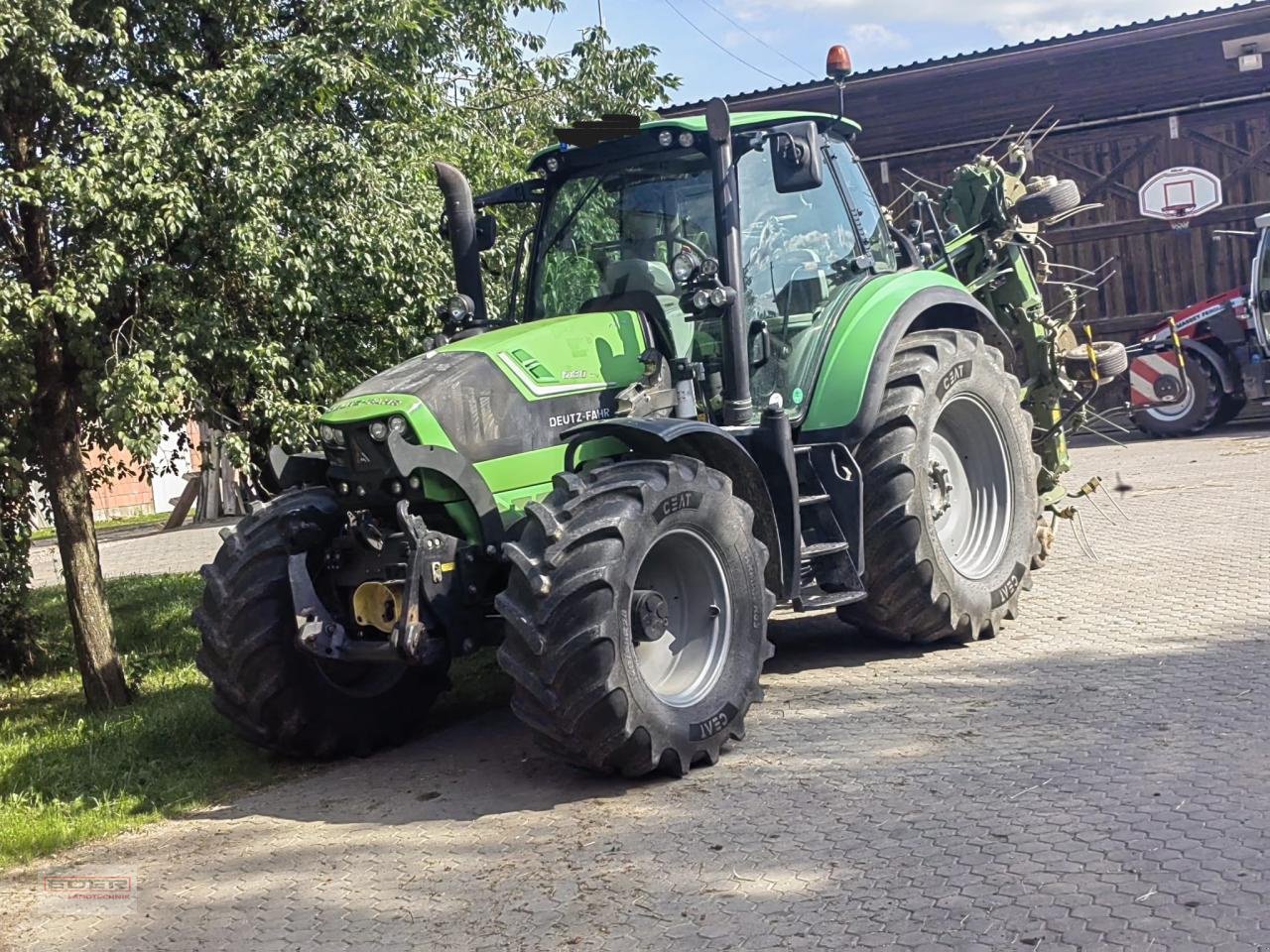 Traktor van het type Deutz-Fahr 6180 TTV, Gebrauchtmaschine in Jetzendorf (Foto 1)