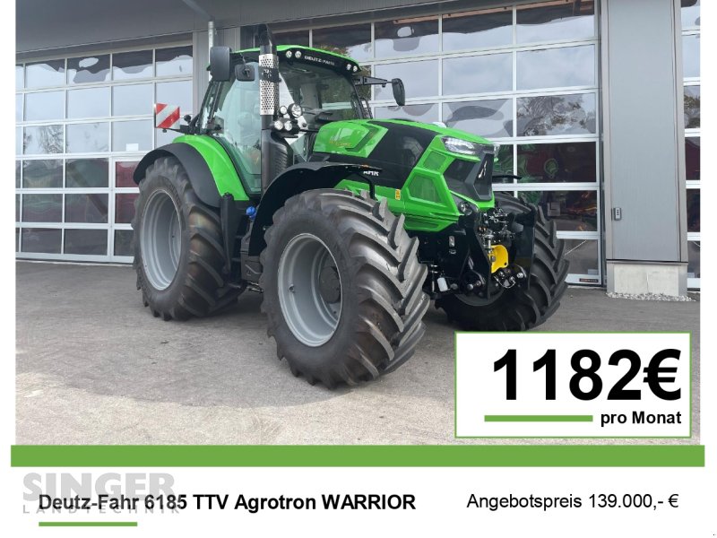 Traktor des Typs Deutz-Fahr 6185 TTV Warrior Agrotron - Messepreis, Neumaschine in Ebenhofen (Bild 1)