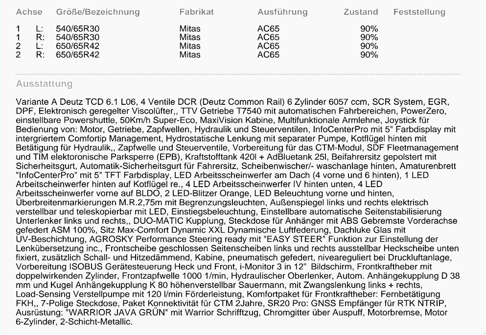 Traktor tipa Deutz-Fahr 6210 TTV Warrior RTK 295h EZ 06.2023 Top Ausstattung, Gebrauchtmaschine u Palling (Slika 10)