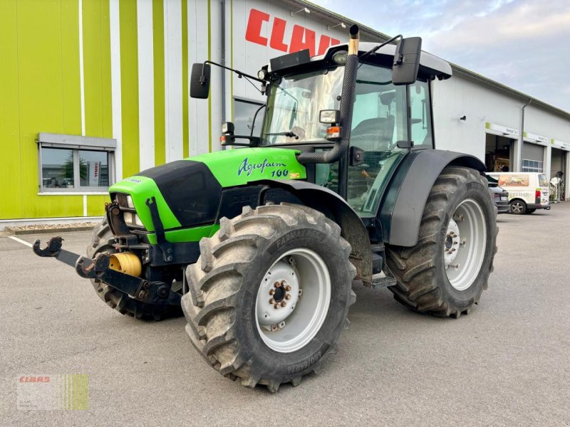 Traktor типа Deutz-Fahr AGROFARM 100, FKH + FZW, Kriechgang, Druckluft, 40 km/h, Gebrauchtmaschine в Neerstedt