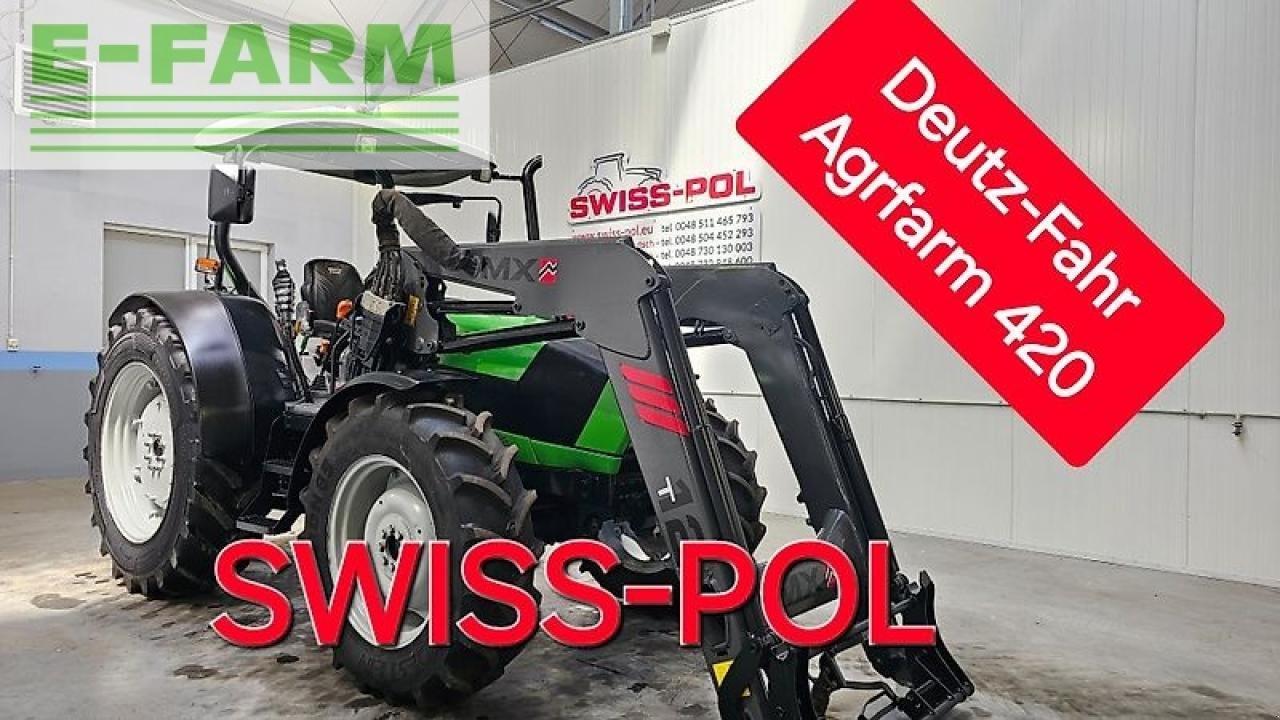 Traktor typu Deutz-Fahr agrofarm 420, Gebrauchtmaschine v MORDY (Obrázok 1)