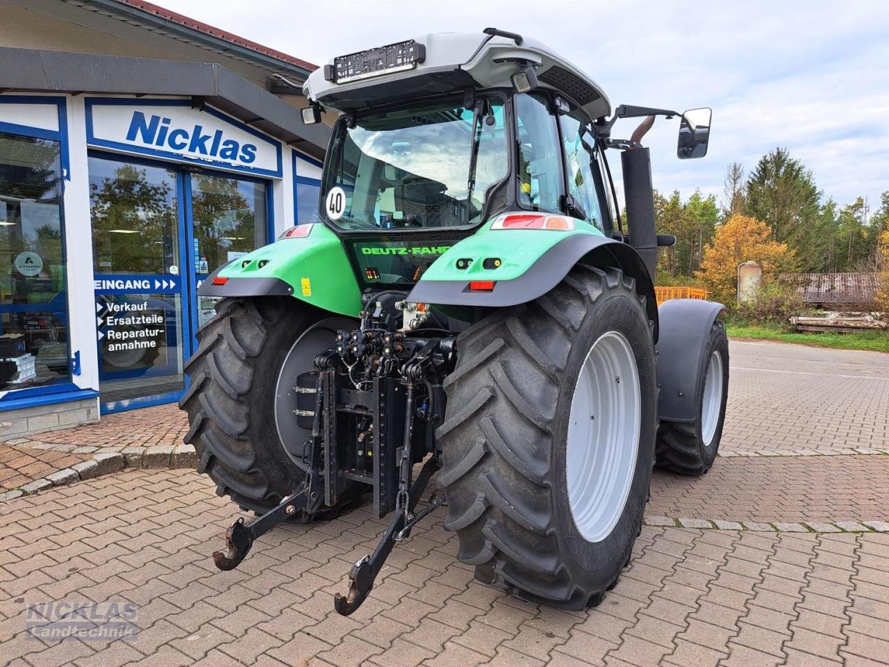 Traktor van het type Deutz-Fahr Agroplus K410, Gebrauchtmaschine in Schirradorf (Foto 2)