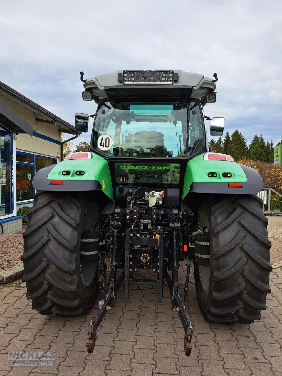 Traktor van het type Deutz-Fahr Agroplus K410, Gebrauchtmaschine in Schirradorf (Foto 4)