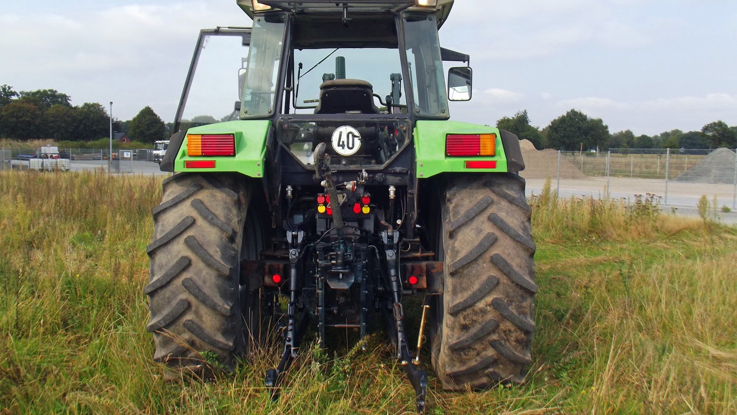 Traktor van het type Deutz-Fahr Agrostar 6.08 Frontlader+Frontzapfwelle+Druckluft, Gebrauchtmaschine in Mittelsdorf (Foto 3)