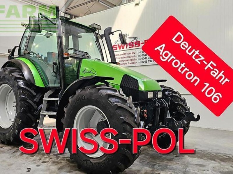 Traktor typu Deutz-Fahr agrotron 106, Gebrauchtmaschine w MORDY