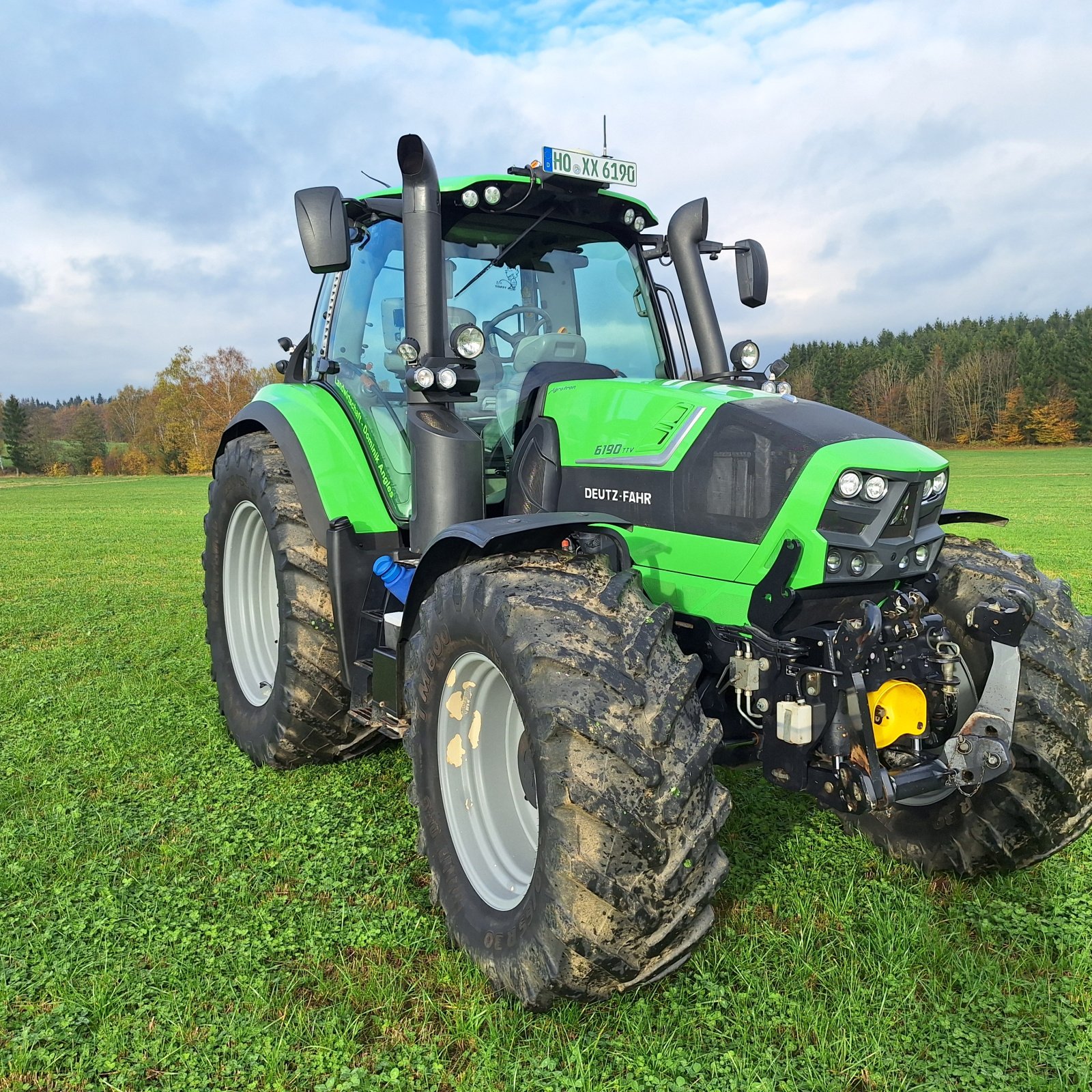 Traktor van het type Deutz-Fahr Agrotron 6190 TTV, Gebrauchtmaschine in Sparneck (Foto 2)