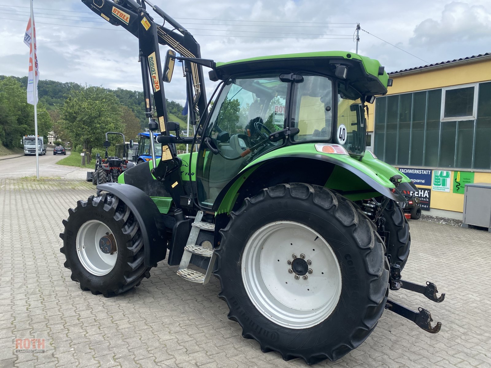 Traktor Türe ait Deutz-Fahr Agrotron K 100 Profiline, Gebrauchtmaschine içinde Untermünkheim (resim 2)