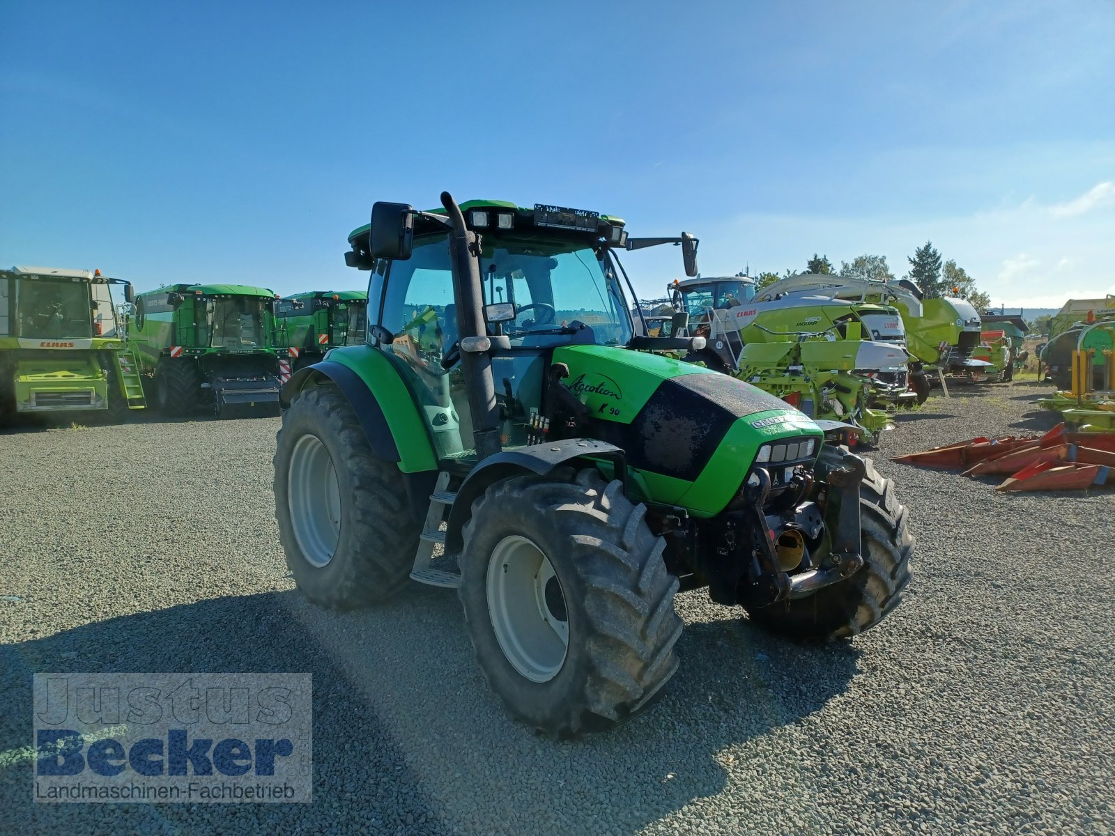 Traktor Türe ait Deutz-Fahr Agrotron K90, Gebrauchtmaschine içinde Weimar-Niederwalgern (resim 3)