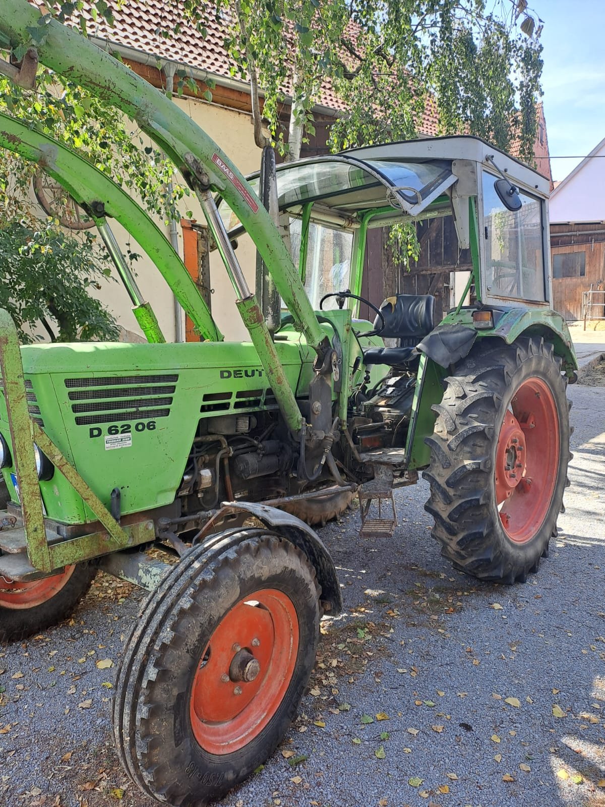 Traktor Türe ait Deutz-Fahr D 6206, Gebrauchtmaschine içinde Röttingen (resim 1)