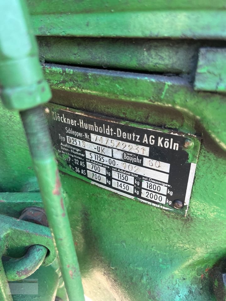 Traktor typu Deutz-Fahr D25.1S-UK, Gebrauchtmaschine w Fürsteneck (Zdjęcie 5)