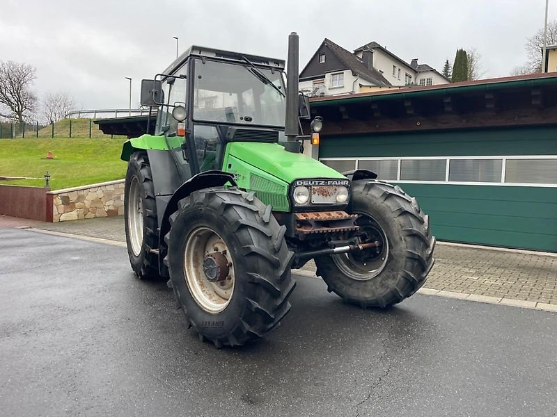 Traktor des Typs Deutz-Fahr Deutz-Fahr Deutz AgroXtra 4.57 Plus Power Schräghauber Allradschlepper 40 km/h 1.Hd, Gebrauchtmaschine in Niedernhausen OT Engenhahn (Bild 1)