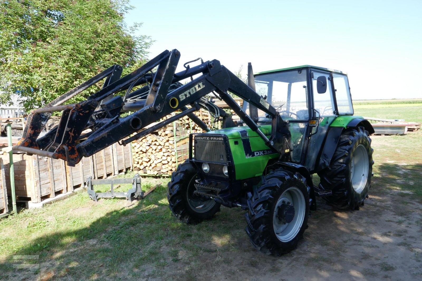 Traktor typu Deutz-Fahr DX 3.50 Allr. mit Stoll Frontlader H.G. Guter Zustand!, Gebrauchtmaschine w Langenzenn (Zdjęcie 2)