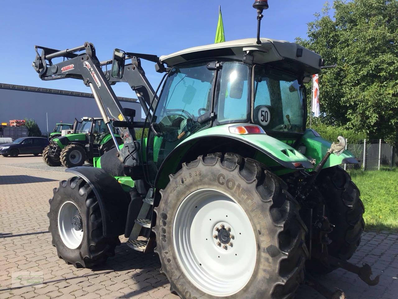 Traktor Türe ait Deutz-Fahr K 410 FL FZ 50km/h, Gebrauchtmaschine içinde Nordstemmen (resim 3)