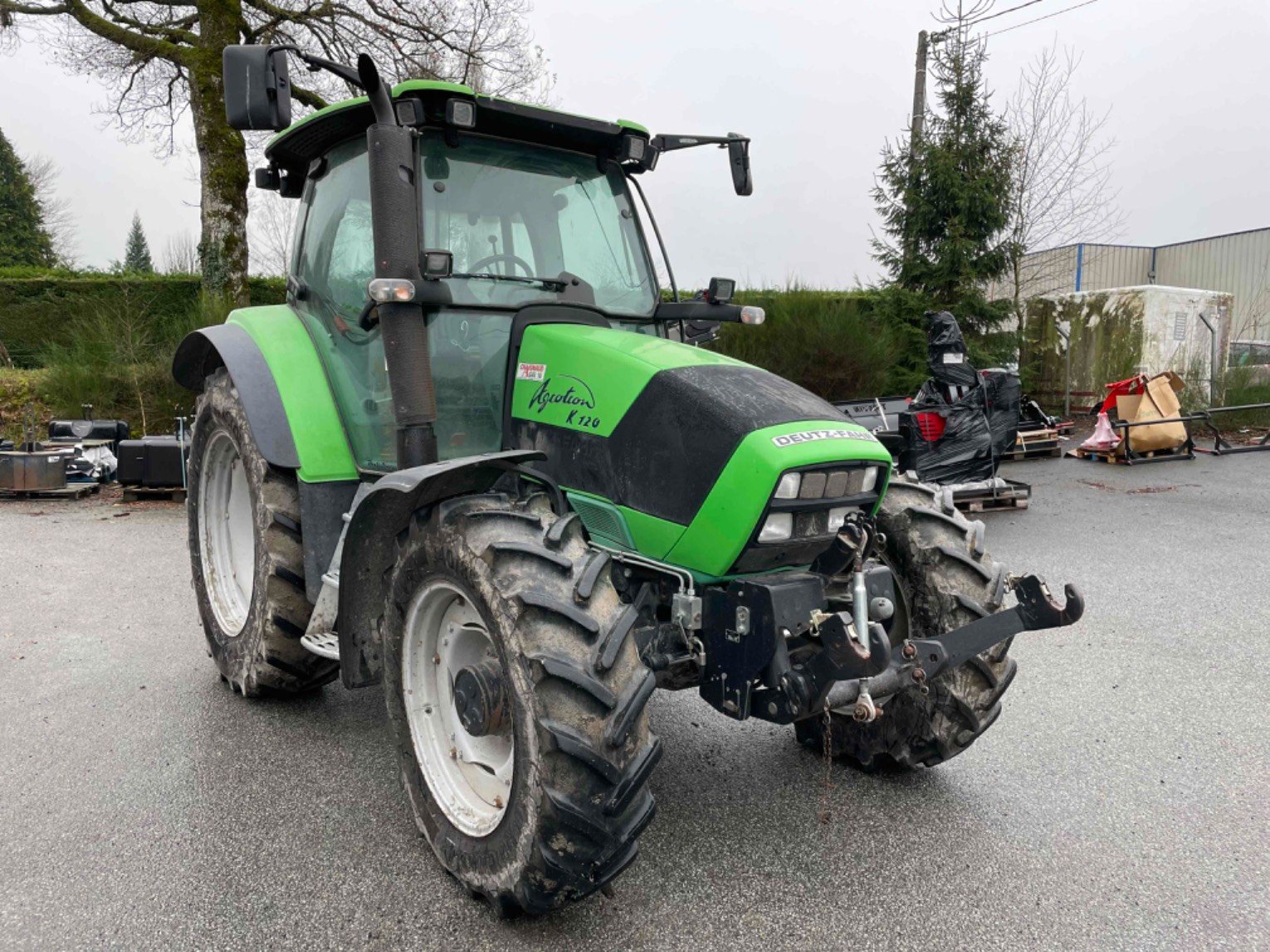 Traktor Türe ait Deutz-Fahr Tracteur agricole Agrotron K120 Profiline Deutz-Fa, Gebrauchtmaschine içinde LA SOUTERRAINE (resim 4)