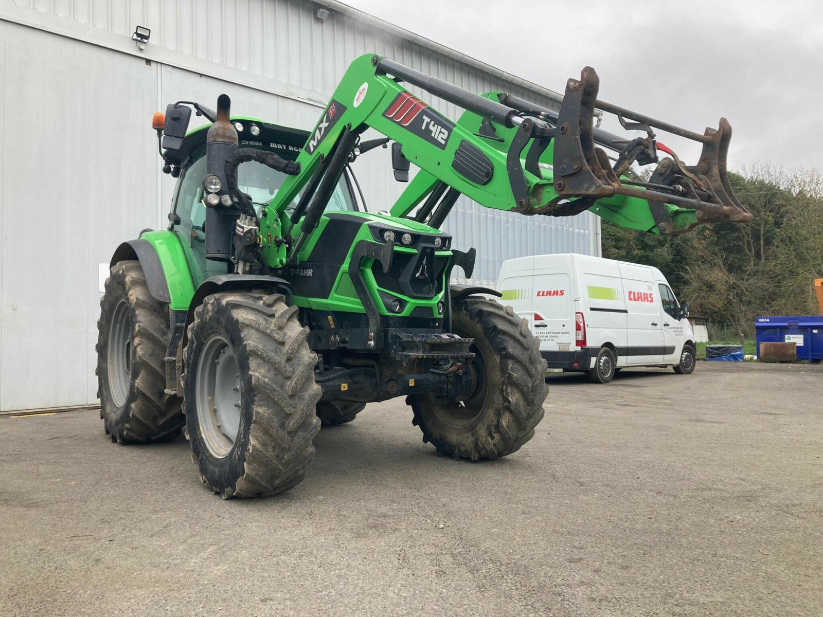 Traktor typu Deutz-Fahr TTV 6140.4, Gebrauchtmaschine v PLOUIGNEAU (Obrázok 3)