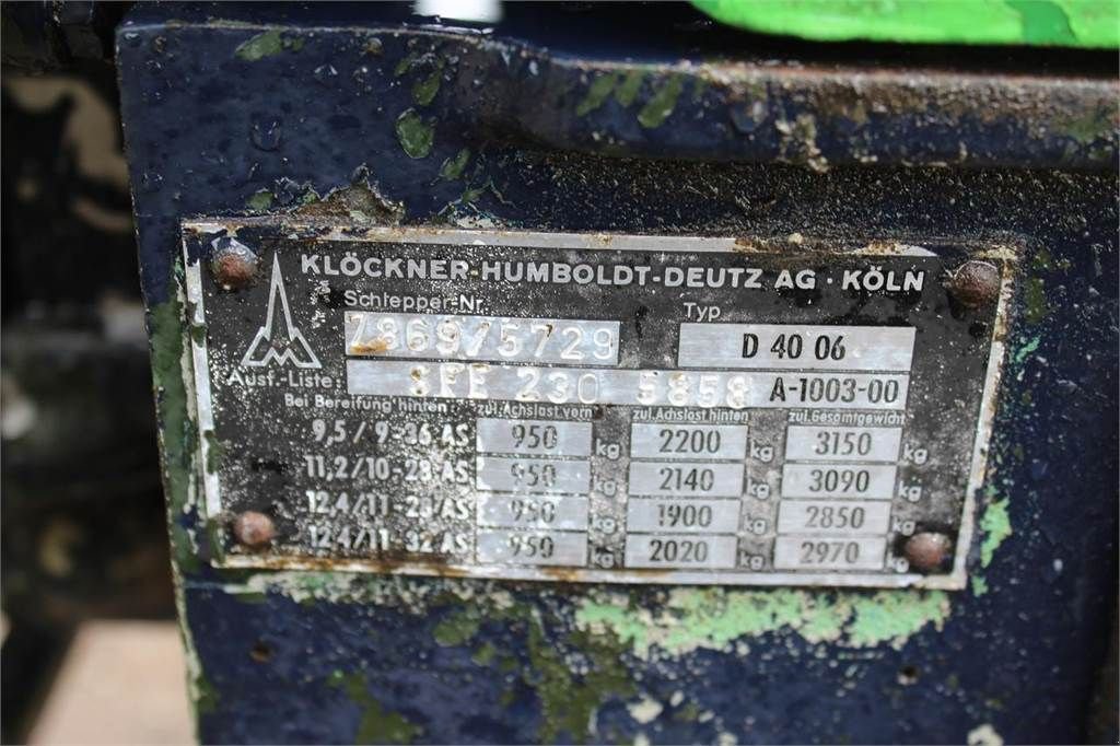 Traktor tip Deutz 40-06, Gebrauchtmaschine in Bant (Poză 5)