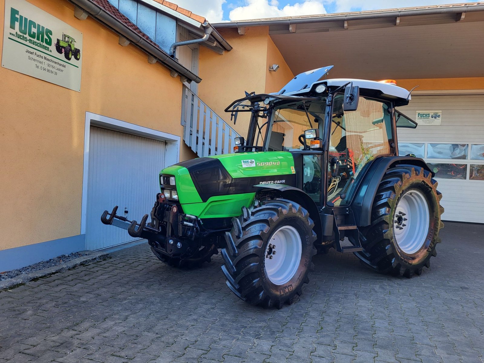 Traktor a típus Deutz 5090.4D mit Fronthydraulik, Frontzapfwelle, DL, Klima, Gebrauchtmaschine ekkor: Laaber (Kép 1)