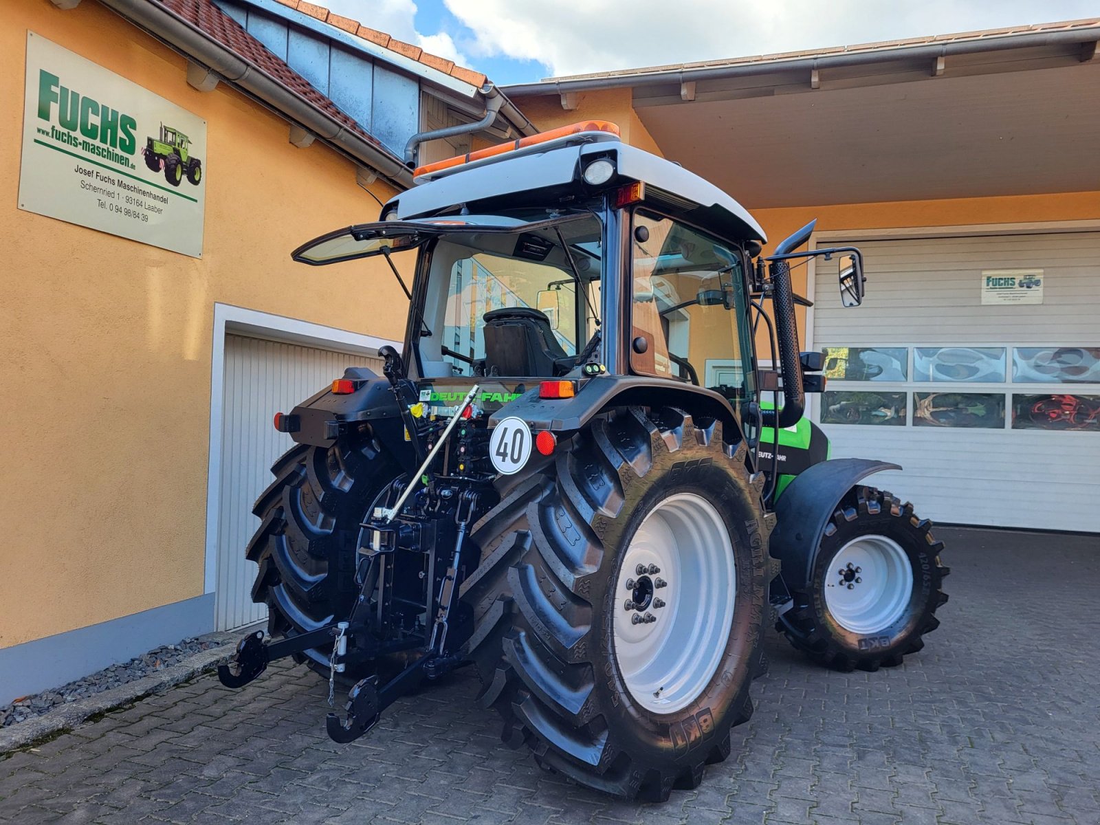 Traktor Türe ait Deutz 5090.4D mit Fronthydraulik, Frontzapfwelle, DL, Klima, Gebrauchtmaschine içinde Laaber (resim 3)