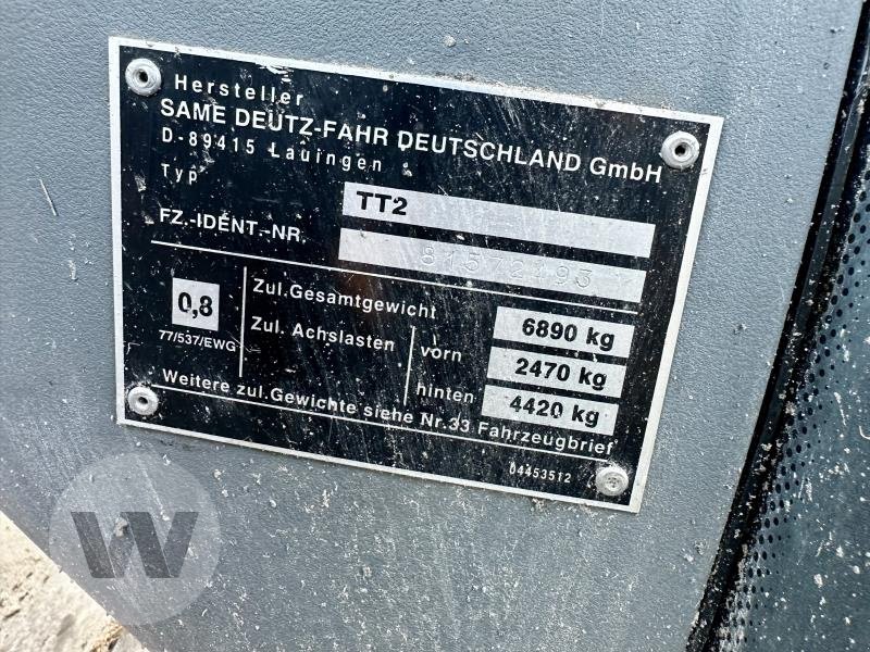 Traktor typu Deutz Agrotron 110, Gebrauchtmaschine w Husum (Zdjęcie 7)