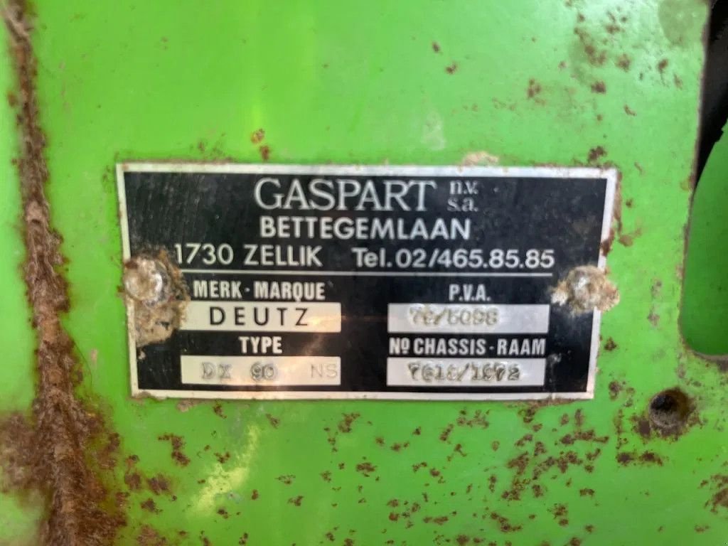 Traktor типа Deutz DX90 **BELGIAN TRACTOR WITH DOCUMENTS**, Gebrauchtmaschine в Kessel (Фотография 11)