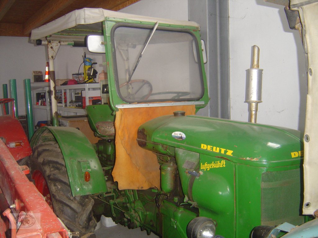 Traktor of the type Deutz F2L 514/53-I Oldtimer, Bj.1954, 30PS, Luftgekühlt, Dach, Bastlerfahrzeug., Gebrauchtmaschine in Tschirn (Picture 1)