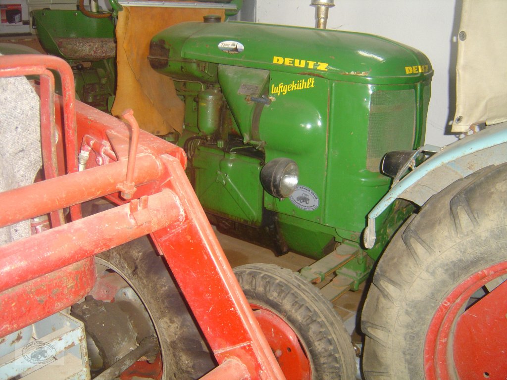 Traktor du type Deutz F2L 514/53-I Oldtimer, Bj.1954, 30PS, Luftgekühlt, Dach, Bastlerfahrzeug., Gebrauchtmaschine en Tschirn (Photo 4)