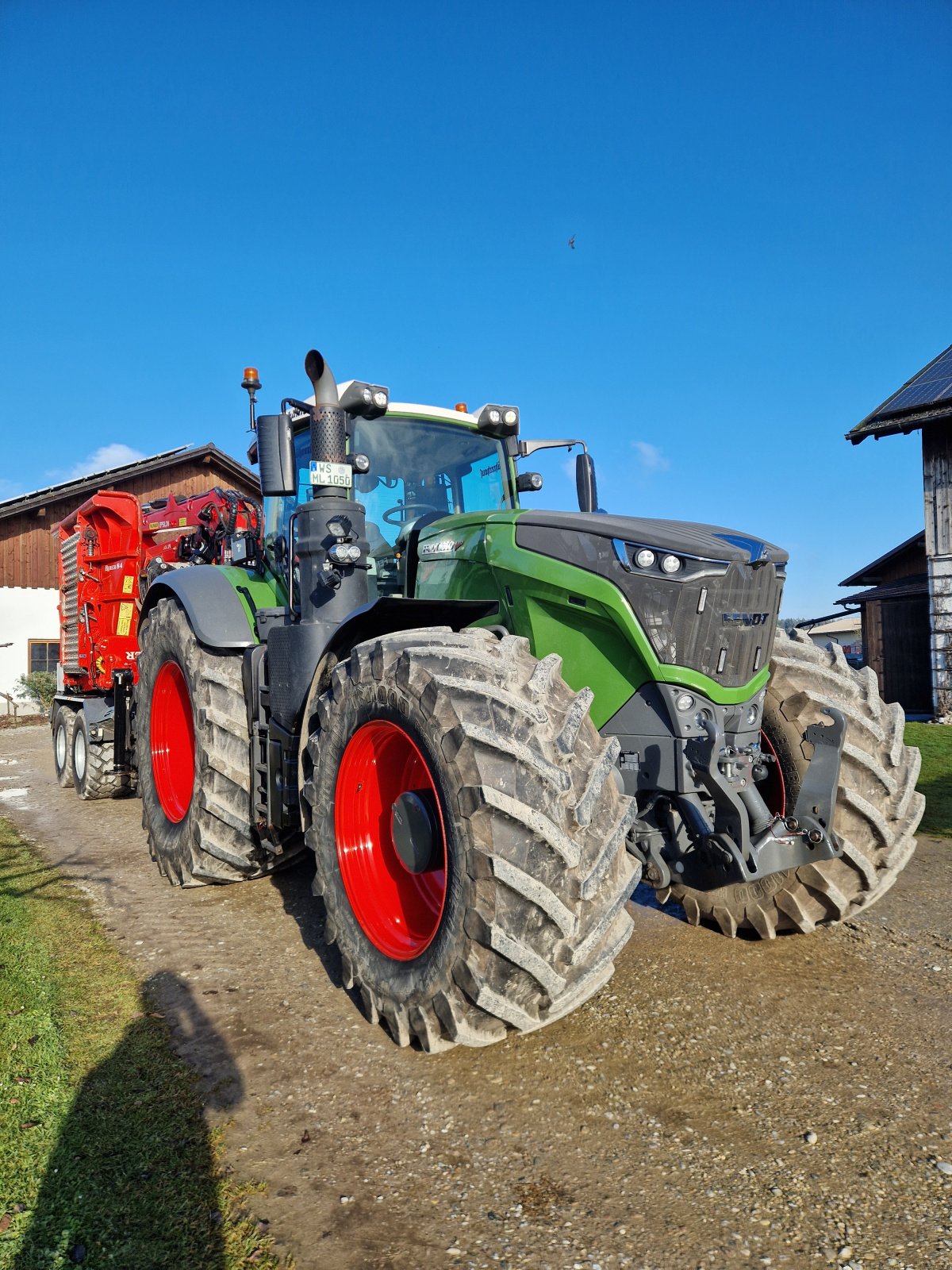 Traktor des Typs Fendt 1050 Vario S4 mit Eschlböck Biber 84, Gebrauchtmaschine in Edling  (Bild 2)