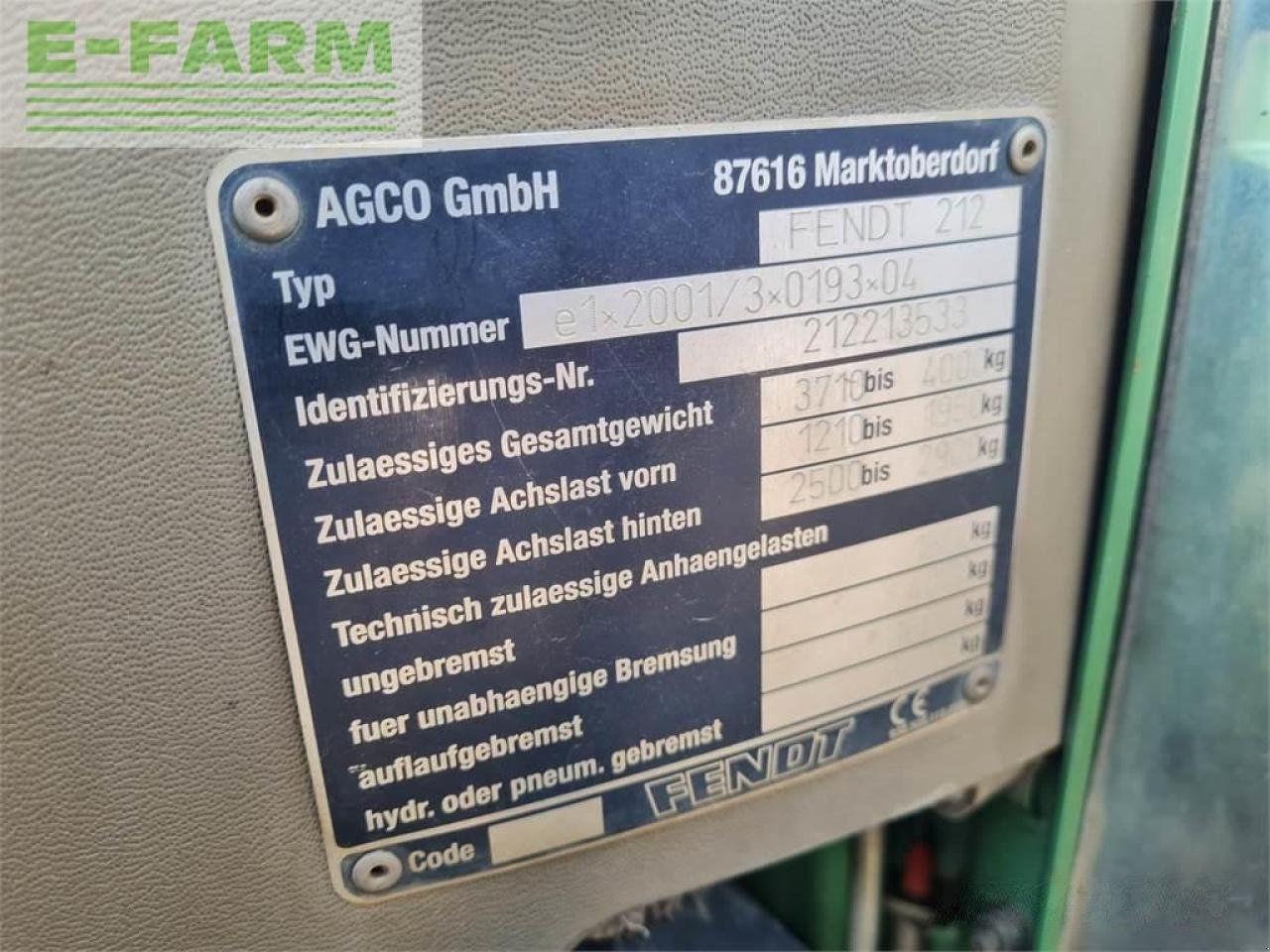 Traktor van het type Fendt 207v cabrio V, Gebrauchtmaschine in gg VEGHEL (Foto 2)