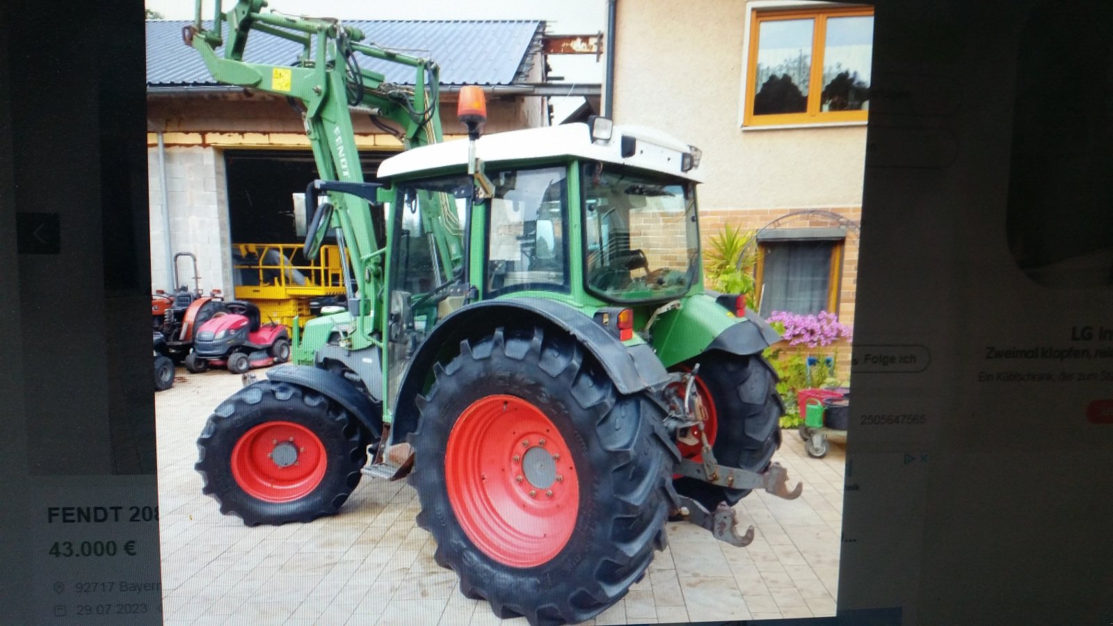 Traktor του τύπου Fendt 208 S, Gebrauchtmaschine σε Reuth (Φωτογραφία 23)