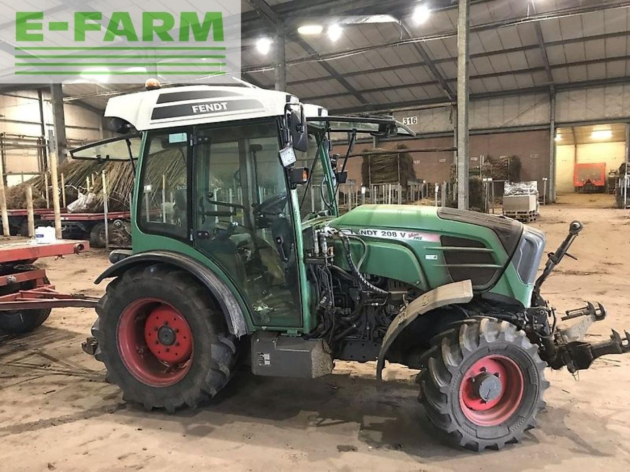 Traktor типа Fendt 208 vario, Gebrauchtmaschine в gg VEGHEL (Фотография 9)