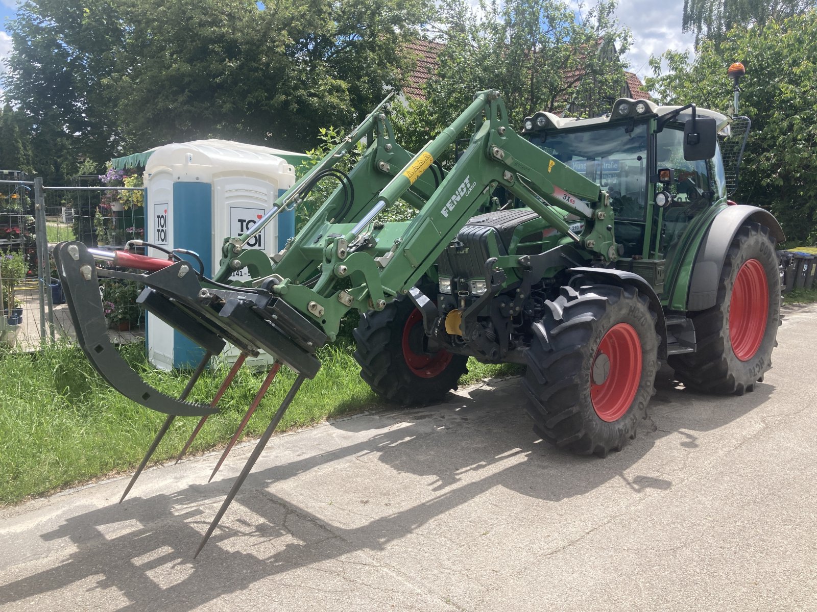 Traktor типа Fendt 210 Vario, Gebrauchtmaschine в Petershausen (Фотография 3)