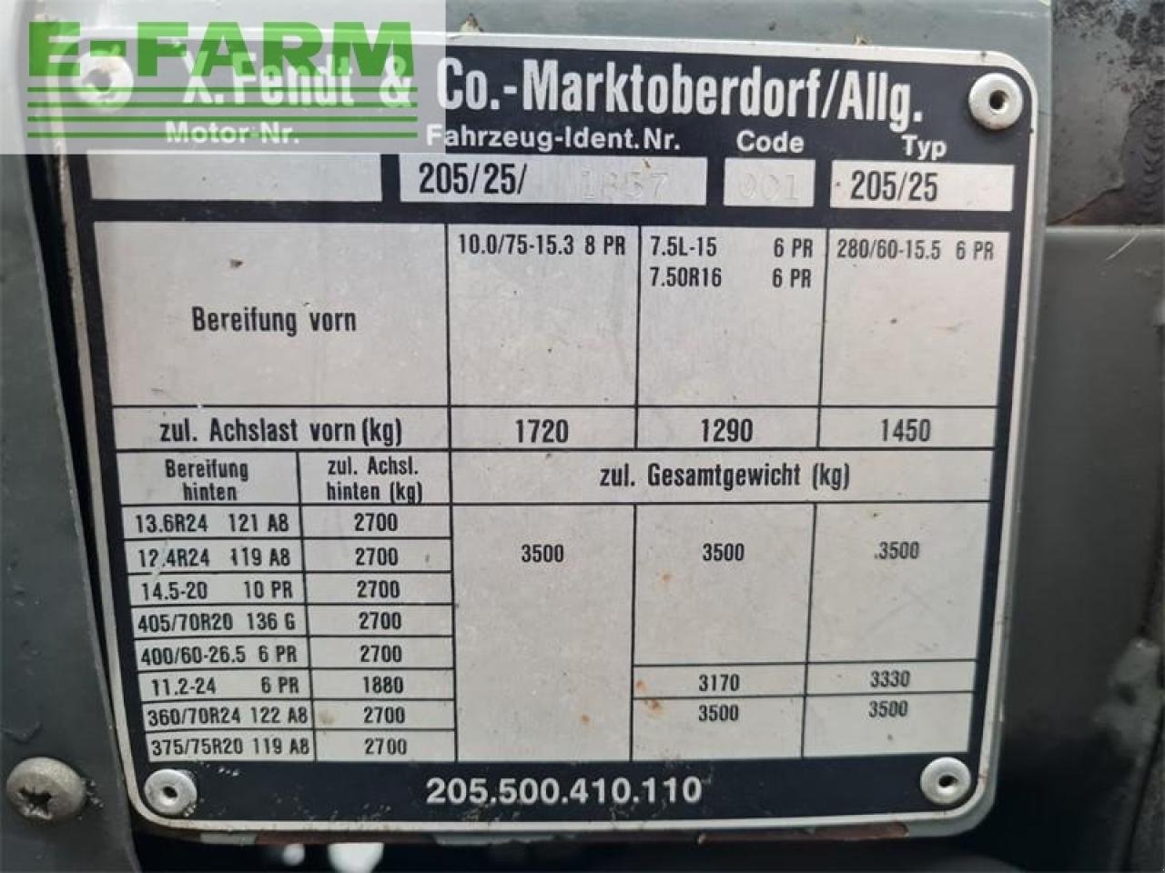 Traktor du type Fendt 250k, Gebrauchtmaschine en gg VEGHEL (Photo 12)