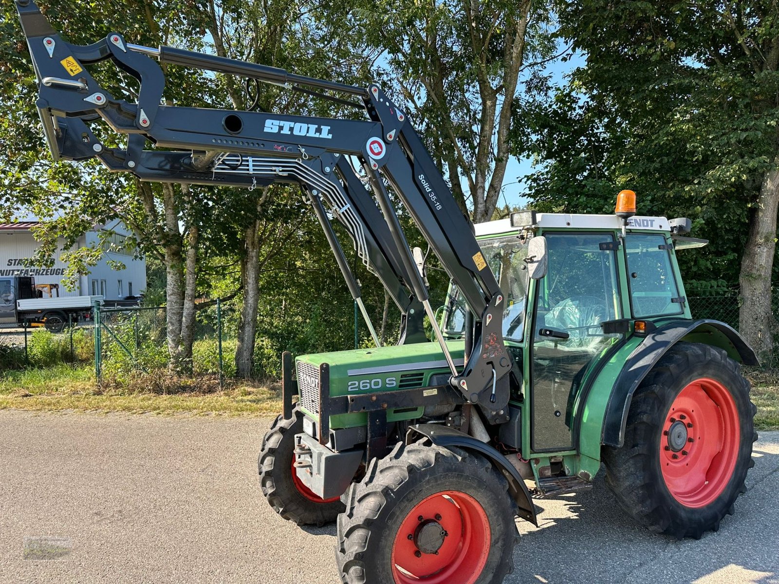 Traktor Türe ait Fendt 260 S mit Stoll Frontlader, Gebrauchtmaschine içinde Kienberg (resim 13)