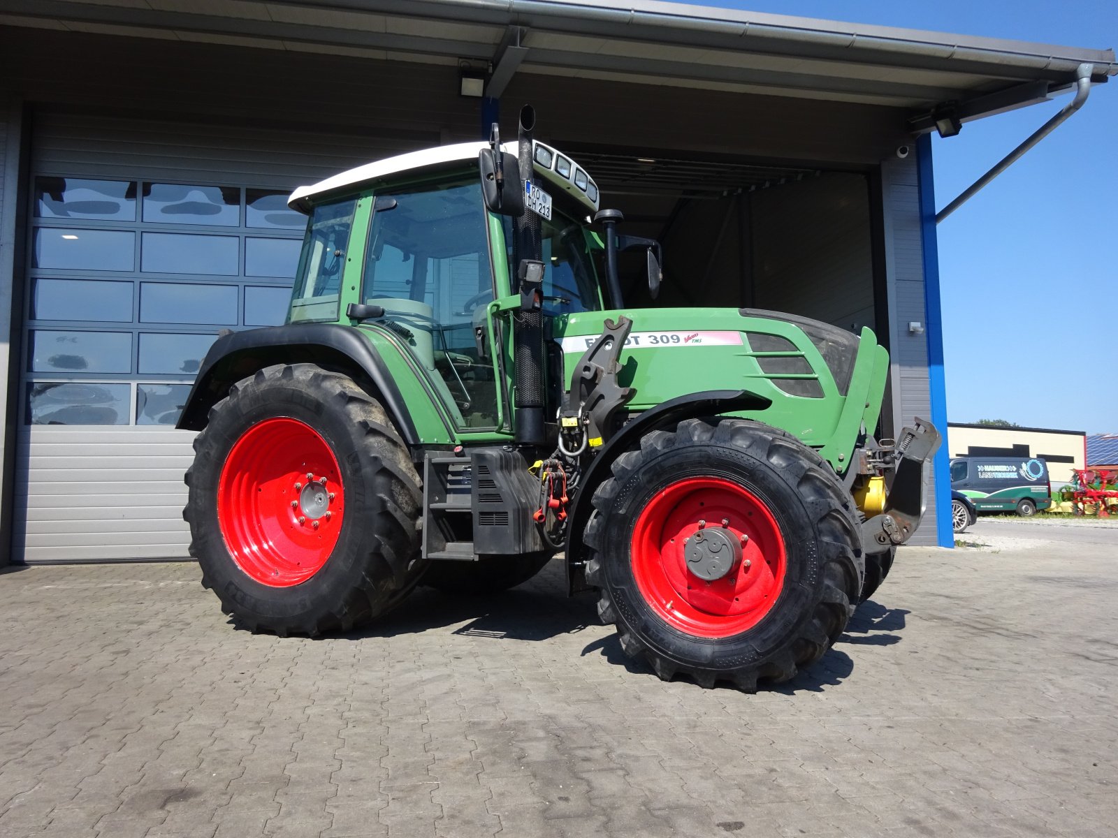 Traktor Türe ait Fendt 309 Vario, Gebrauchtmaschine içinde Tuntenhausen (resim 3)