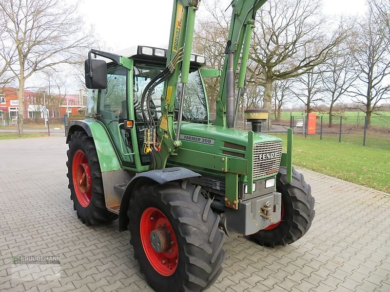 Traktor van het type Fendt 309E, *** 3800 Stunden, 1. Hand, gefederte Vorderachse, Klimaanalge, Druckluft, Stoll frontlader***, Gebrauchtmaschine in Meppen (Foto 5)