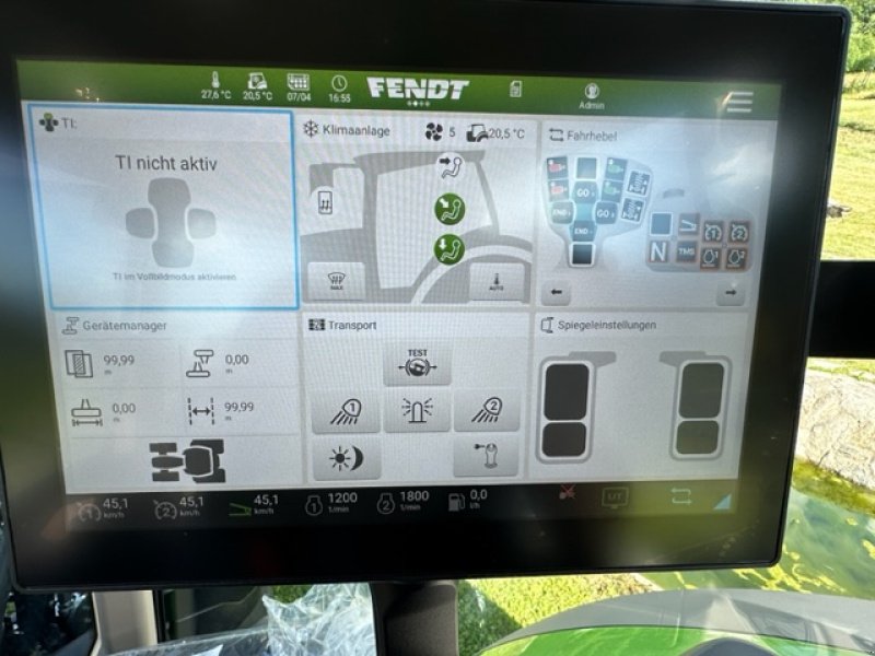 Traktor Türe ait Fendt 311 Vario Gen.4 Profi+ Setting2  mit Cargo 4X75, Neumaschine içinde Aicha (resim 20)