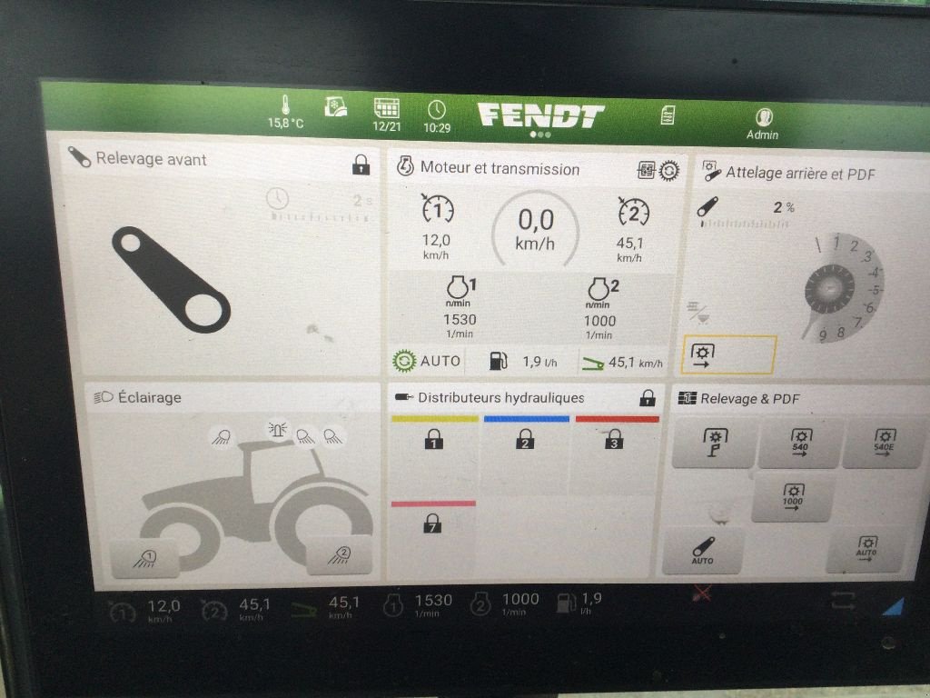 Traktor Türe ait Fendt 313 VARIO POWER + ONE, Gebrauchtmaschine içinde LISIEUX (resim 9)